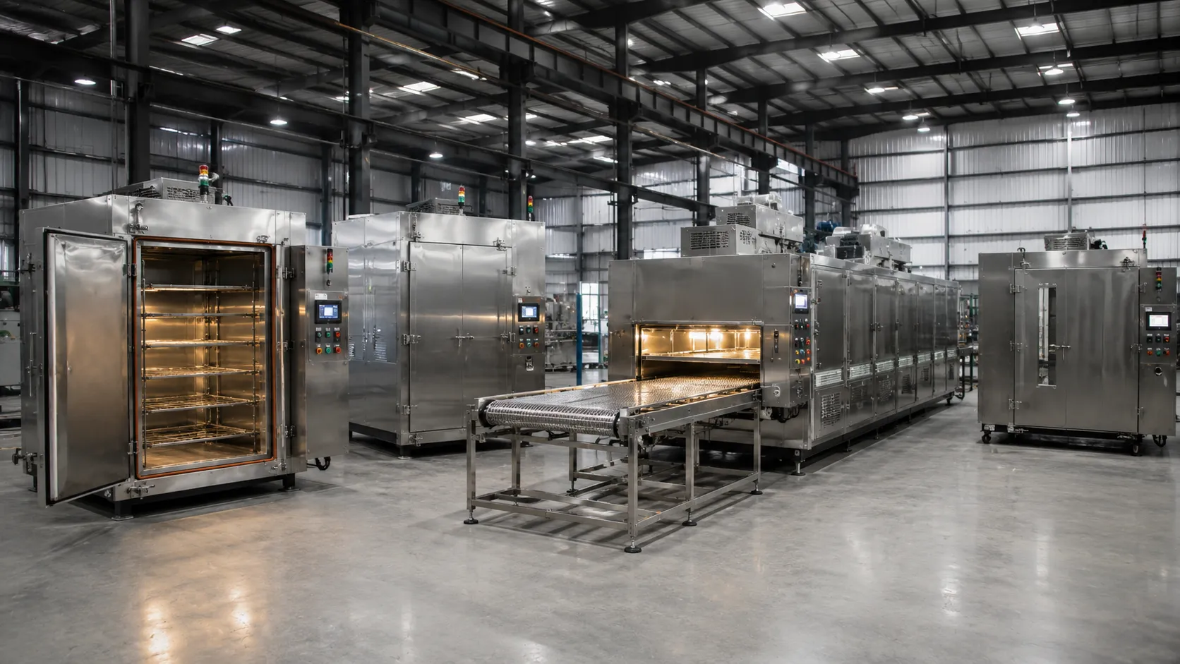 Industrial oven manufacturer inspecting temperature uniformity and build quality in Pune factory